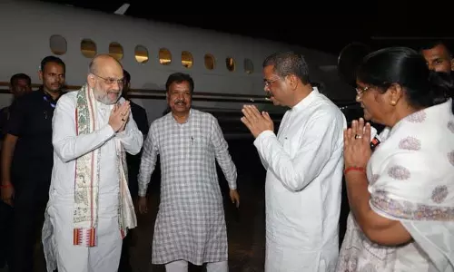 केंद्रीय गृह मंत्री Amit Shah पटना पहुंचे