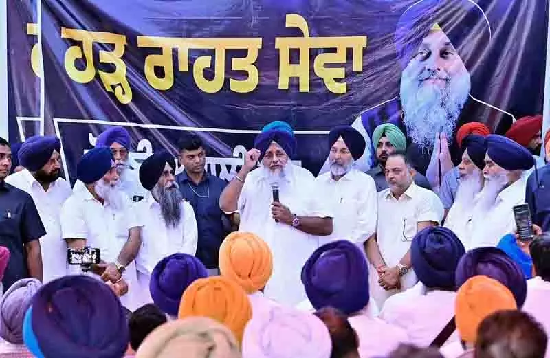 Sukhbir Badal ने बीज सेवा शुरू की, दावा किया कि आप सरकार ने अपना वादा नहीं निभाया Sukhbir Badal ने बीज सेवा शुरू की, दावा किया कि आप सरकार ने अपना वादा नहीं निभाया