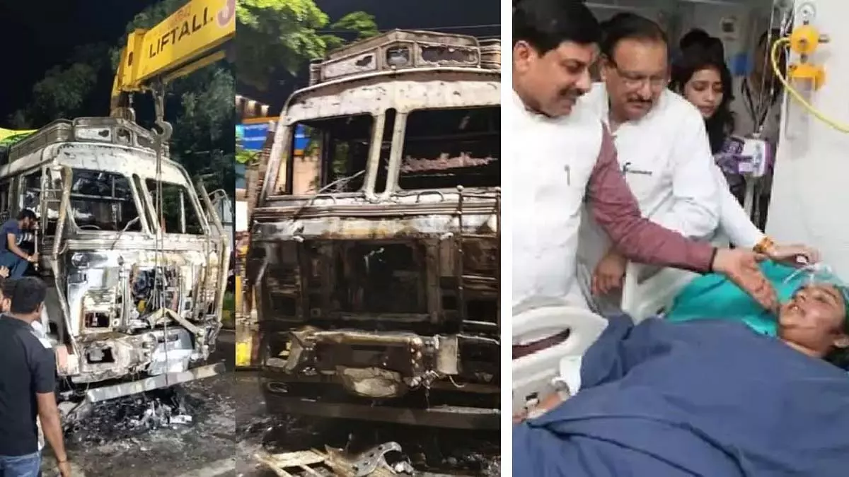 Indore: एयरपोर्ट रोड पर हुए भयानक ट्रक एक्सीडेंट में ज़िंदा बची किशोरी मुंबई से लौटी Indore: एयरपोर्ट रोड पर हुए भयानक ट्रक एक्सीडेंट में ज़िंदा बची किशोरी मुंबई से लौटी