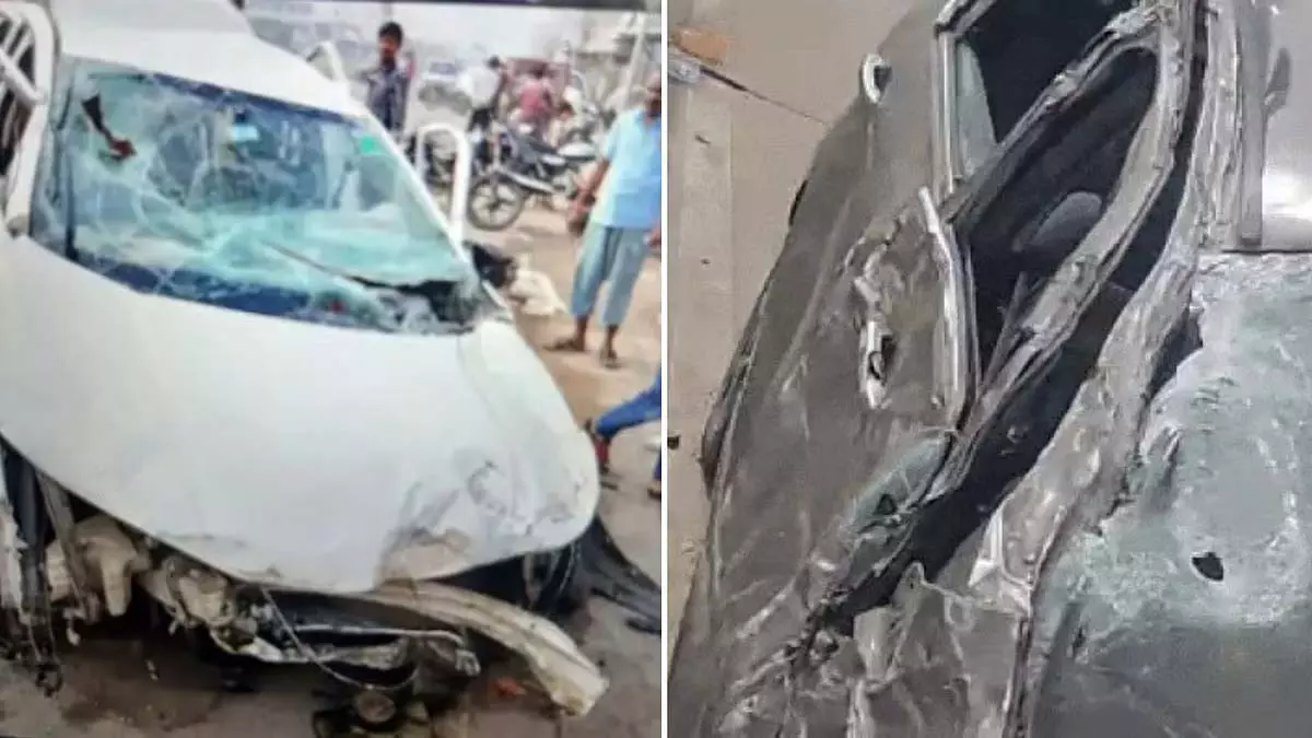 Bhopal : तेज रफ्तार कार ड्राइवर ने कुत्ते को बचाने के लिए अचानक ब्रेक लगाए Bhopal : तेज रफ्तार कार ड्राइवर ने कुत्ते को बचाने के लिए अचानक ब्रेक लगाए
