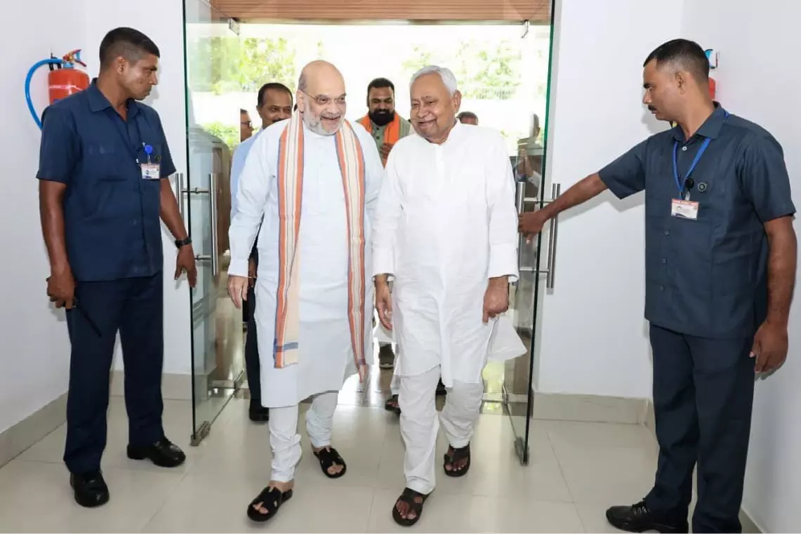 Amit Shah और नीतीश कुमार की चर्चा, जेडीयू ने गठबंधन स्थिरता जताई Amit Shah और नीतीश कुमार की चर्चा, जेडीयू ने गठबंधन स्थिरता जताई