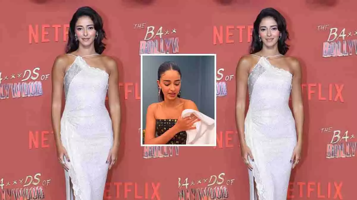 Ananya Panday: स्वाइप टेस्ट से नकली बॉडी टैन की अफवाहों को किया खारिज Ananya Panday: स्वाइप टेस्ट से नकली बॉडी टैन की अफवाहों को किया खारिज