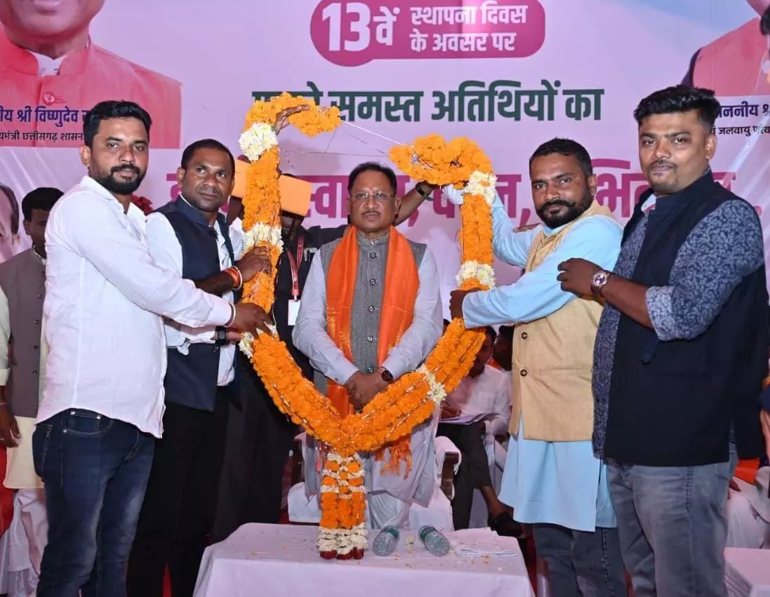 मुख्यमंत्री विष्णुदेव साय सर्व पिछड़ा वर्ग समाज के स्थापना दिवस में हुए शामिल मुख्यमंत्री विष्णुदेव साय सर्व पिछड़ा वर्ग समाज के स्थापना दिवस में हुए शामिल
