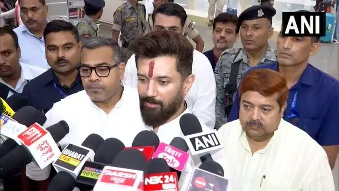 चिराग पासवान का दावा: NDA ऐतिहासिक जीत की ओर चिराग पासवान का दावा: NDA ऐतिहासिक जीत की ओर