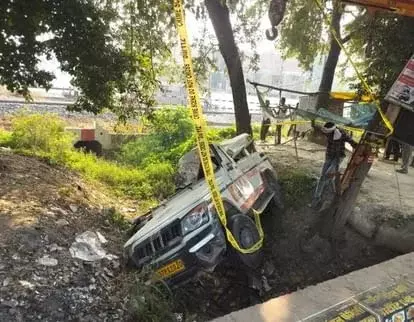 Sitapur: सड़क पर एंबुलेंस दुर्घटना, 4 लोगों की मौत