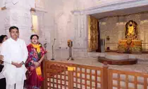 त्रिपुरा के CM ने अयोध्या में राम मंदिर और हनुमान गढ़ी मंदिर का दौरा किया