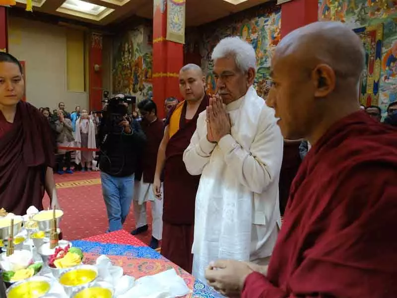 रूस के एलिस्टा में बुद्ध अवशेषों को उपराज्यपाल ने दी श्रद्धांजलि रूस के एलिस्टा में बुद्ध अवशेषों को उपराज्यपाल ने दी श्रद्धांजलि