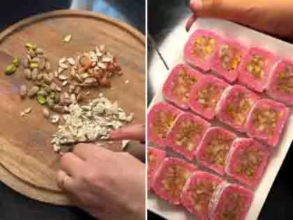 Diwali पर घर पर नारियल ड्राई फ्रूट बर्फी कैसे बनाएं Diwali पर घर पर नारियल ड्राई फ्रूट बर्फी कैसे बनाएं