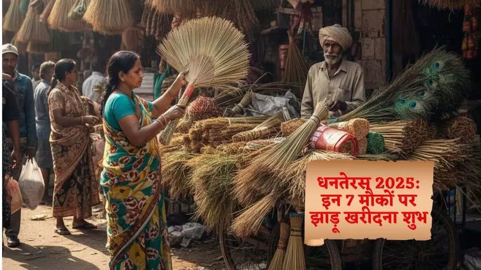 Dhanteras ही नहीं, इन सात मौकों पर झाड़ू खरीदना लाता है शुभता और समृद्धि Dhanteras ही नहीं, इन सात मौकों पर झाड़ू खरीदना लाता है शुभता और समृद्धि