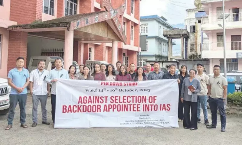 Nagaland: JCC भर्ती प्रक्रिया के विरोध में जेसीसी ने कलम बंद हड़ताल की अवधि बढ़ाई