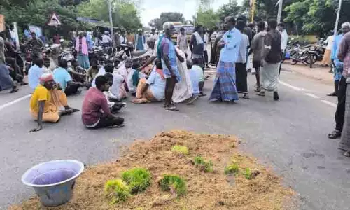Edappadi के पलानीस्वामी ने बारिश से भीगे 30 लीटर धान के बोरे खरीदने का आग्रह किया Edappadi के पलानीस्वामी ने बारिश से भीगे 30 लीटर धान के बोरे खरीदने का आग्रह किया