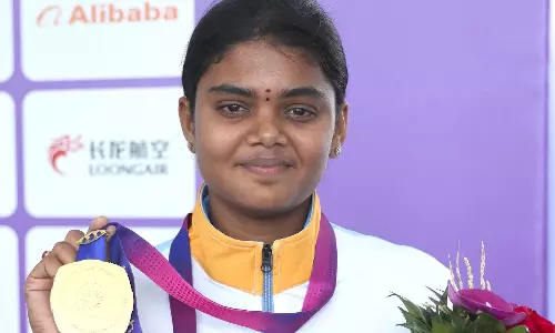 Jyothi Surekha Vennam ने ऐतिहासिक विश्व कप फाइनल कांस्य पदक जीता Jyothi Surekha Vennam ने ऐतिहासिक विश्व कप फाइनल कांस्य पदक जीता