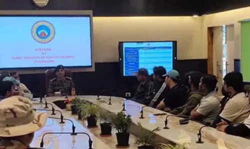 आईएएस प्रशिक्षुओं ने नेहरू पर्वतारोहण संस्थान का किया दौरा