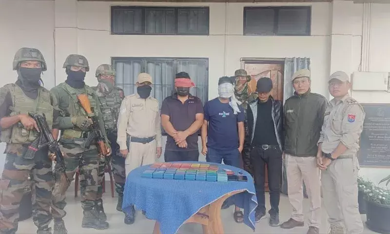 Manipur: माओवादी अभियान में पांच गिरफ्तार, 600 ग्राम ब्राउन शुगर जब्त