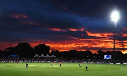 बारिश ने पहला T20 इन्टरनेशनल टूर्नामेंट ध्वस्त किया, England ने बनाए 153/6, फिर मैच रद्द