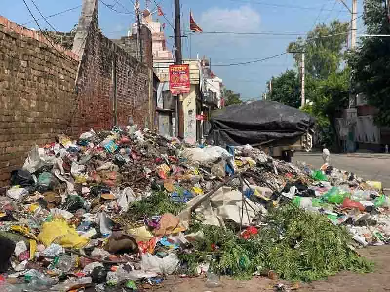 Sangrur नगर निगम में सत्ता संघर्ष के चलते कूड़े का ढेर Sangrur नगर निगम में सत्ता संघर्ष के चलते कूड़े का ढेर