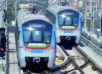 Hyderabad मेट्रो स्टेशन पर यात्री से गोली बरामद Hyderabad मेट्रो स्टेशन पर यात्री से गोली बरामद