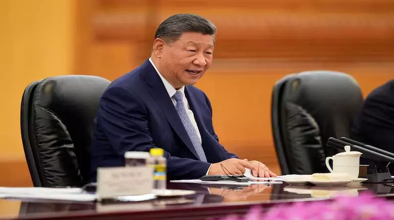 Xi Jinping ने विपक्षी नेता को संदेश में ताइवान के पुनर्मिलन का आग्रह किया Xi Jinping ने विपक्षी नेता को संदेश में ताइवान के पुनर्मिलन का आग्रह किया