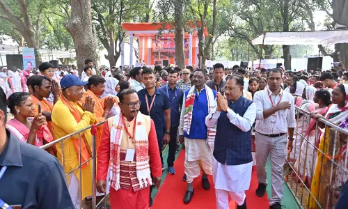 कण्डोरा में CM साय ने रौतिया समाज को किया संबोधित