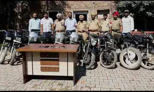 Mohali पुलिस ने बाइक चोरी करने वाले गिरोह का भंडाफोड़ किया