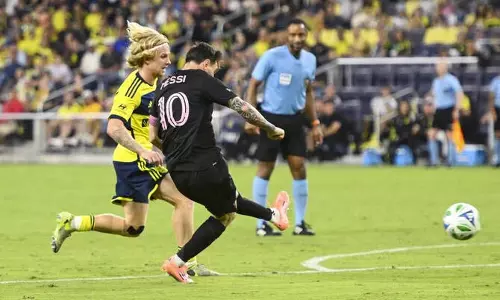 Messi की हैट्रिक से इंटर मियामी की शानदार जीत, प्लेऑफ में तीसरी सीड Messi की हैट्रिक से इंटर मियामी की शानदार जीत, प्लेऑफ में तीसरी सीड