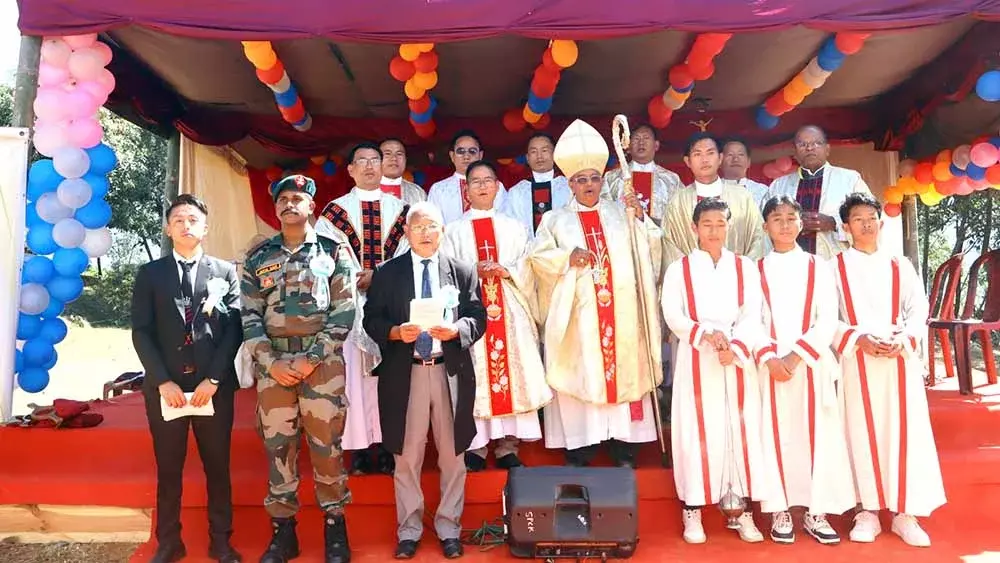 Nagaland :  जॉन येसोंग मेमोरियल स्कूल ने फेलुंगरे में रजत जयंती मनाई