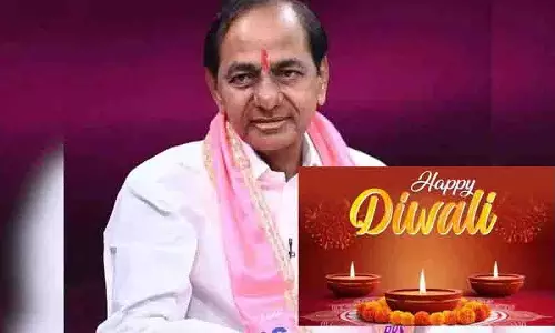 KCR ने दिवाली पर तेलंगाना के लिए शांति और समृद्धि की कामना की