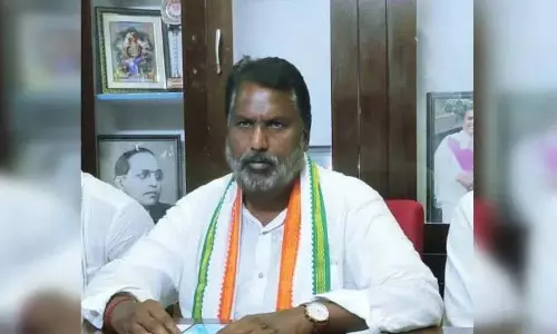 मंत्री अदलुरी लक्ष्मण कुमार ने हरिश राव को दी चुनौती मंत्री अदलुरी लक्ष्मण कुमार ने हरिश राव को दी चुनौती