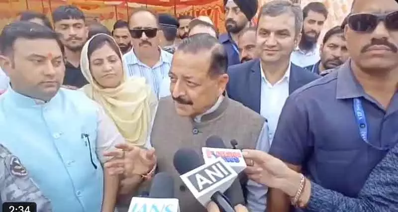 संवेदनशील क्षेत्रों से पुनर्वास को रामबन में वैकल्पिक स्थान चिन्हित होंगे: Jitendra Singh संवेदनशील क्षेत्रों से पुनर्वास को रामबन में वैकल्पिक स्थान चिन्हित होंगे: Jitendra Singh