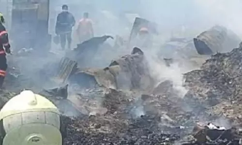 दुखद हादसा: आग लगने से एक की मौत, तीन घायल