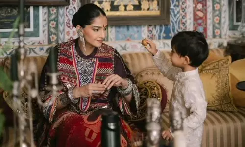 Sonam Kapoor ने बेटे वायु के साथ अपने प्यारे पलों का वीडियो शेयर किया