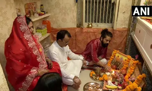 उपमुख्यमंत्री प्रेम चंद बैरवा ने दिवाली पर परिवार के साथ की लक्ष्मी पूजा