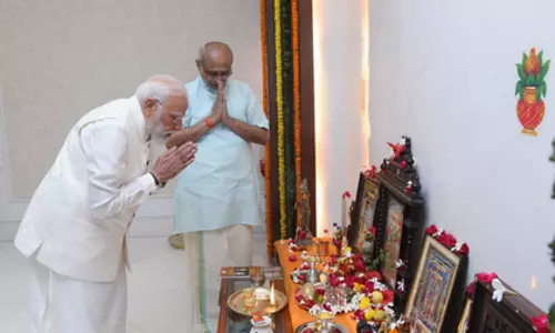 उपराष्ट्रपति राधाकृष्णन ने दिवाली की शुभकामनाओं के लिए PM का स्वागत किया