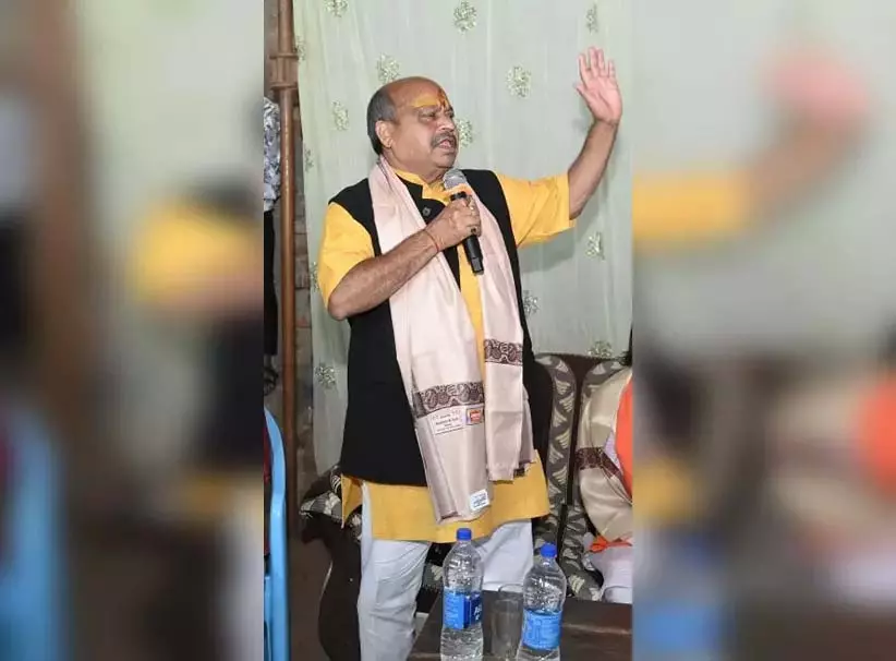 पुरंदर मिश्रा बोले- कांग्रेस ने आधा-अधूरा वीडियो किया शेयर, बीजेपी विधायक भड़के पुरंदर मिश्रा बोले- कांग्रेस ने आधा-अधूरा वीडियो किया शेयर, बीजेपी विधायक भड़के