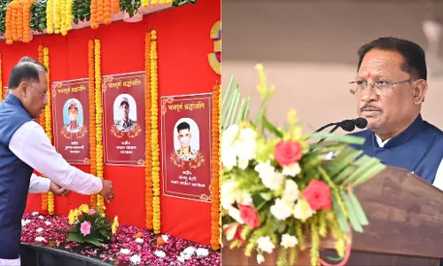 पुलिस जवानों की निष्ठा और अनुशासन से ही राज्य में शांति, सुरक्षा और विश्वास का वातावरण संभव : CM विष्णुदेव साय