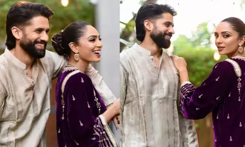 Naga Chaitanya और शोभिता धुलिपाला ने शादी के बाद मनाई पहली दिवाली Naga Chaitanya और शोभिता धुलिपाला ने शादी के बाद मनाई पहली दिवाली