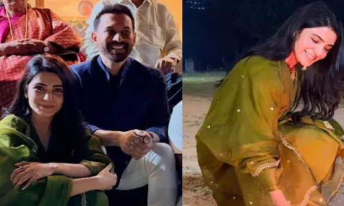 Samantha Ruth Prabhu और राज निदिमोरू ने साथ मिलकर मनाई दिवाली Samantha Ruth Prabhu और राज निदिमोरू ने साथ मिलकर मनाई दिवाली