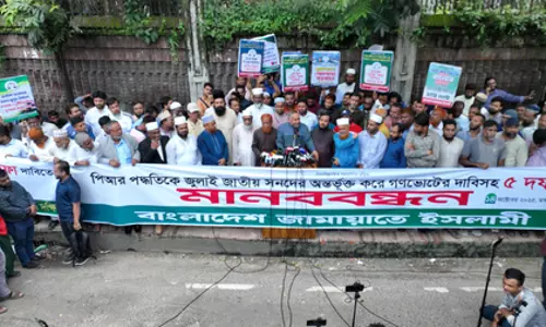 बांग्लादेश में जमात की चेतावनी — यूनुस सरकार ने पक्ष लिया तो होगा विरोध
