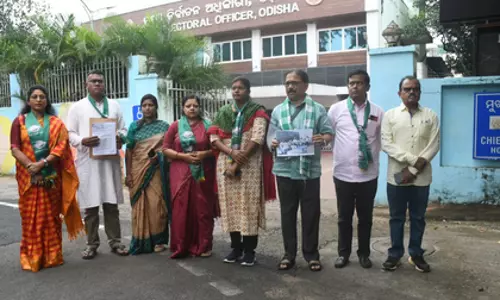 BJD की बड़ी शिकायत — मंत्री और भाजपा प्रत्याशी पर नियम तोड़ने का आरोप