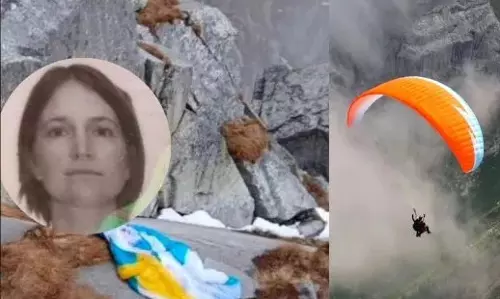 Dharamshala: कनाडा की लापता महिला पैरा पायलट की मौत, बीड़ में अंतिम संस्कार Dharamshala: कनाडा की लापता महिला पैरा पायलट की मौत, बीड़ में अंतिम संस्कार