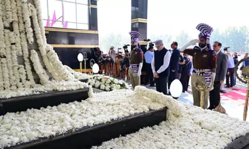 पुलिस स्मृति दिवस: J&K नेतृत्व ने किया शहीदों को सम्मान