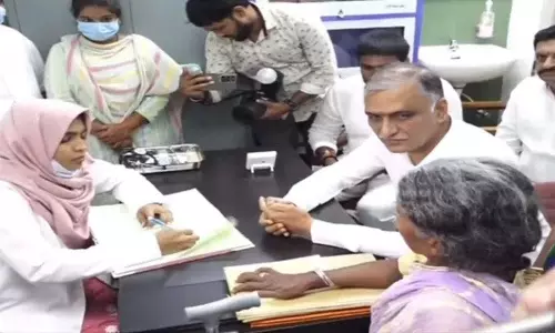 Harish Rao का कहना है कि रेवंत रेड्डी हैदराबाद में बस्ती दवाखाना की उपेक्षा करते हैं