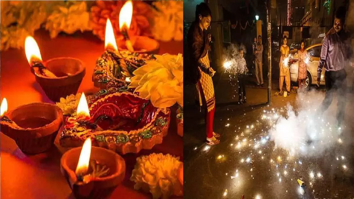 Bareilly Rural: दीपों और पटाखों के संग मनी दीपावली की धूम Bareilly Rural: दीपों और पटाखों के संग मनी दीपावली की धूम