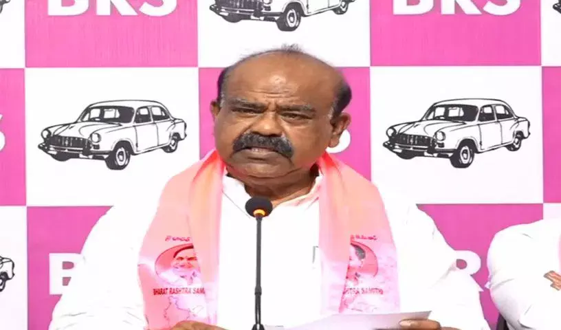 BRS ने पिछड़ी जातियों को धोखा देने के लिए कांग्रेस की आलोचना की BRS ने पिछड़ी जातियों को धोखा देने के लिए कांग्रेस की आलोचना की