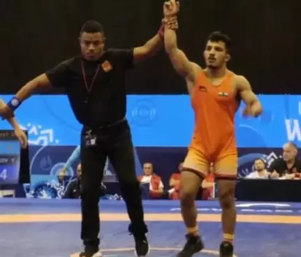Vishwajeet More ने U-23 विश्व कुश्ती में कांस्य पदक जीता Vishwajeet More ने U-23 विश्व कुश्ती में कांस्य पदक जीता