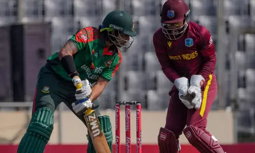 Bangladesh के खिलाफ वेस्टइंडीज का अनोखा प्रयोग, पूरी पारी स्पिन से फेंकी Bangladesh के खिलाफ वेस्टइंडीज का अनोखा प्रयोग, पूरी पारी स्पिन से फेंकी