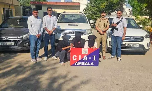 Ambala पुलिस ने अंतरराज्यीय गिरोह के 3 चोरों को पकड़ा, 3 वाहन बरामद Ambala पुलिस ने अंतरराज्यीय गिरोह के 3 चोरों को पकड़ा, 3 वाहन बरामद