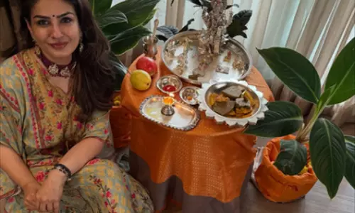 Raveena Tandon ने त्यौहारी सीजन में दी शांति और समृद्धि की शुभकामनाएं
