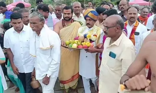 Chikkamagaluru : देवीरम्मा ने गर्भगृह में प्रवेश किया