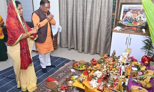 CM विष्णुदेव साय ने की गोवर्धन पूजा, प्रदेश की सुख-समृद्धि और खुशहाली की कामना की